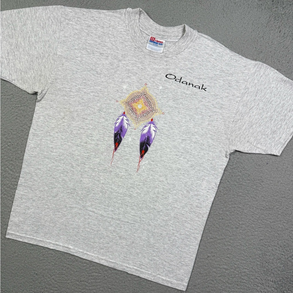 Kids vintage y2k Odanak Québec‎ Canada T-shirt